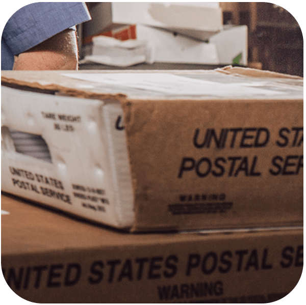 box of mail