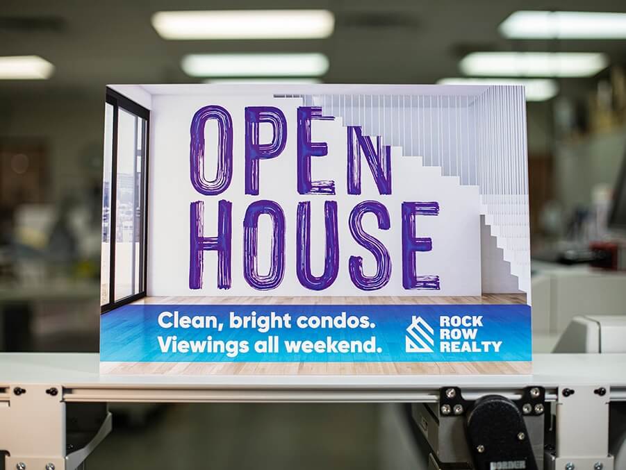 Signs open house sign
